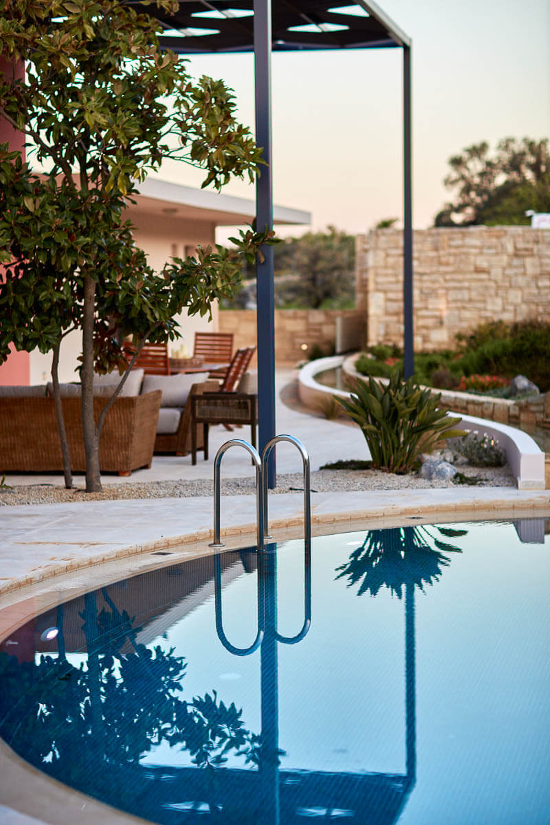 A photo of the pool at Longhouse Crete